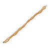 Natural Citrine Rondelle Facet Cut Beads Semiprecious Bracelet
