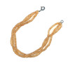 Natural Citrine Rondelle Facet Cut Beads Semiprecious Bracelet
