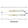 Natural Lemon Quartz Iolite Peridot Sky Blue Topaz Citrine Spessartite Garnet Multi Gemstone Necklace