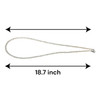 Natural Rose Quartz Rondelle Facet Cut Beads Gemstone Necklace