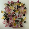 Natural Multi Tourmaline Rough 66.04 Carats 80 Piece Uncut 4A Quality Uncut Raw Gemstone Birthstone