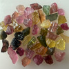 Natural Multi Tourmaline Rough 40.16 Carats 46 Piece 4A Quality Raw Uncut October Birthstone Gemstone