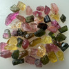 Natural Multi Tourmaline Rough 38.75 Carats 50 Piece Uncut 4A Quality Uncut Raw Gemstone Birthstone