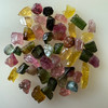 Natural Multi Tourmaline Rough 41.2 Carats 50 Piece Uncut 4A Quality Uncut Raw Gemstone Birthstone