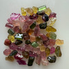 Natural Multi Tourmaline Rough 59.95 Carats 58 Piece 4A Quality Raw Uncut October Birthstone Gemstone