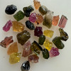Natural Multi Tourmaline Rough 35.01 Carats 30 Piece Uncut 4A Quality Uncut Raw Gemstone Birthstone