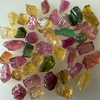 Natural Light Multi Tourmaline Rough 42.75 Carats 43 Piece 4A Quality Raw Uncut October Birthstone Gemstone