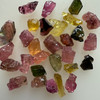 Natural Multi Tourmaline Rough 30.23 Carats 29 Piece Uncut 4A Quality Uncut Raw Gemstone Birthstone