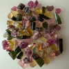 Natural Multi Tourmaline Rough 69.3 Carats 80 Piece Uncut 4A Quality Uncut Raw Gemstone Birthstone