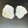 Natural White Topaz Rough 88.73 Carats 2 Piece rough 5A Quality Uncut Raw Gemstone Birthstone