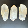 Natural White Topaz Rough 154.33 Carats 3 Piece rough 4A Quality Uncut Raw Gemstone Birthstone