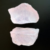 Natural Rose Quartz Rough 195.23 Carats 2 Piece 5A Quality For Healing Uncut Raw Gemstone