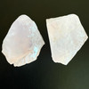 Natural Rose Quartz Rough 136.5 Carats 2 Piece 5A Quality For Healing Uncut Raw Gemstone