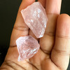 Natural Rose Quartz Rough 136.5 Carats 2 Piece 5A Quality For Healing Uncut Raw Gemstone
