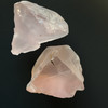Natural Rose Quartz Rough 88.6 Carats 2 Piece 5A Quality For Healing Uncut Raw Pink Gemstone