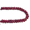 Natural Ruby 7mm Heart Briolette Facet Cut VS Clarity Scarlet Color Loose Precious Birthstone Beads