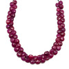Natural Ruby 7mm Heart Briolette Facet Cut Scarlet Color VVS Clarity Loose Precious Gemstone Beads
