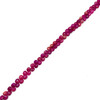 Natural Ruby Heart 7mm Briolette Facet Cut VS Clarity Hot Pink Color Loose Precious Gemstone Beads