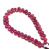 Natural Ruby Heart Briolette Facet Cut 7mm  VS Clarity Hot Pink Color Loose Precious Gemstone Beads