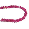 Natural Ruby Heart Briolette Facet Cut VS Clarity Hot Pink Color 7mm Loose Precious Gemstone Beads