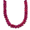 Natural Ruby 7mm Briolette Facet Cut Heart VS Clarity Hot Pink Color Loose Precious Gemstone Beads