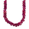 Natural Ruby Briolette Facet Cut 7mm Heart VS Clarity Carmine Color Loose Precious Gemstone Beads