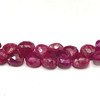 Natural Ruby 7mm Heart VS Clarity Carmine Color Briolette Facet Cut Loose Precious Gemstone Beads