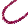 Natural Ruby 7mm Heart Briolette Facet Cut Carmine Color VS Clarity Loose Precious Gemstone Beads