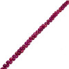 Natural Ruby 7mm Heart Briolette Facet Cut VS-Clarity Carmine Color Loose Precious Gemstone Beads