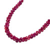 Natural Ruby 7mm Heart Briolette Facet Cut VS Clarity Color Hot Pink Loose Precious Gemstone Beads