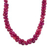 7mm Natural Ruby Heart Briolette Facet Cut VS Clarity Hot Pink Color Loose Precious Gemstone Beads
