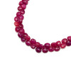 7mm Natural Ruby Heart Briolette Facet Cut VS Clarity Hot Pink Color Loose Precious Gemstone Beads