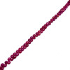 Natural Ruby 7mm Heart Briolette Facet Cut VS-Clarity Hot Pink Color Loose Precious Gemstone Beads