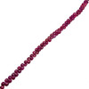 Natural Ruby 7mm Carmine Color Heart Briolette Facet Cut VS Clarity Loose Precious Gemstone Beads