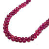Natural Ruby 7mm Heart Briolette Facet Cut VS Clarity Carmine Color Precious Loose Birthday Beads