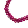 Natural Ruby 7mm Heart Briolette Facet Cut VS Clarity Loose Precious Carmine Color Gemstone Beads
