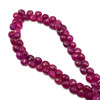 Natural Ruby 7mm Heart Briolette Facet Cut VS Clarity Loose Carmine Color Precious Birthstone Beads