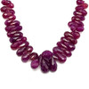 Natural Ruby 7.5x5.5-5x3 mm Drop Briolette Facet Cut VVS Clarity Carmine Color Loose Precious Gemstone Beads