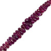Natural Ruby 7.5x5.5-5x3 mm Drop Briolette Facet Cut VVS Clarity Carmine Color Loose Precious Gemstone Beads