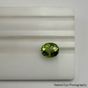 Green Tourmaline Natural ICL Gem Lab Certified Gemstone 5.27 Carats Oval Checkerboard Cut FL Clarity Basil Green Color Single Piece Gemstone