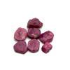Natural Ruby Uncut Rough Mozambique Mines 7 Piece 40.79 Carats Super High Grade Fuschia Color Rock Gemstone