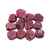 Natural Ruby Uncut Rough Mozambique Mines 12 Piece 147.11 Carats Super High Grade Hot Pink Color Rock Gemstone