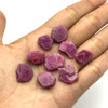 Natural Ruby Uncut Rough Mozambique Mines 9 Piece 105.42 Carats Super High Grade Fuschia Color Rock Gemstone