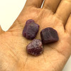 Natural Ruby Uncut Rough Madagascar Mines 3 Piece 116.7 Carats Super High Grade Carmine Color Rock Gemstone