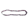 Garnet Natural Handmade Smooth Plain  Fish Shape Gemstone Beaded Necklace Jewelry