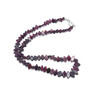 Garnet Natural Handmade Smooth Plain  Fish Shape Gemstone Beaded Necklace Jewelry