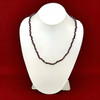 Garnet Natural Handmade Hexagon Plain Smooth Gemstone Beaded Necklace Jewelry