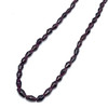 Garnet Natural Handmade Plain Dholki Gemstone Beaded Necklace Jewelry