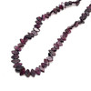 Garnet Natural Handmade Smooth Plain Fish Shape Gemstone Beaded Necklace Jewelry