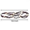 Handmade Natural 18.9 Inch Garnet Plain Fancy 7x5 mm & Chalcedony Mani Gemstone Beaded Necklace